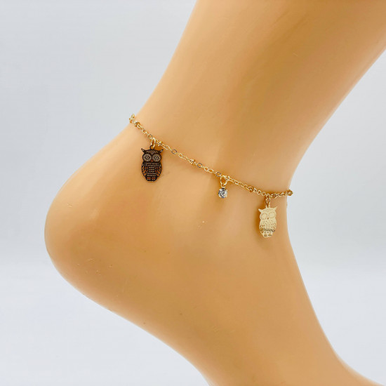 Mayorista joyas Marsella, cadena tobillo de oro GS05215 - Felizz