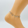 Silver-plated peg chain G104-6A