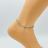 Silver ankle chain G104-8A