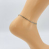 Silver ankle chain G104-12A