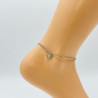 copy of Silver ankle chain G104-2A