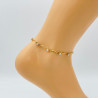 Gold-plated ankle chain G104-2D