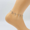 Silver ankle chain G104-19A