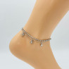 Silver ankle chain G104-22A