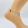 Silver ankle chain G104-25A