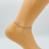 Silver ankle chain G105-2A