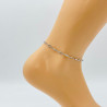Silver ankle chain G105-5A