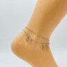 Silver ankle chain G106-6A