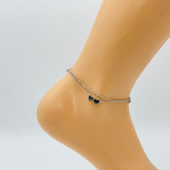 Wholesaler jewelry Marseille, silver ankle chain GA1710-1- Felizz