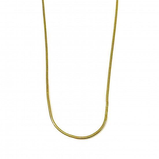 Mayorista joyas acero inoxidable, Collar acero inoxidable chapado en oro fino