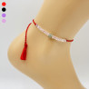 Cotton ankle chain CHE1249-4