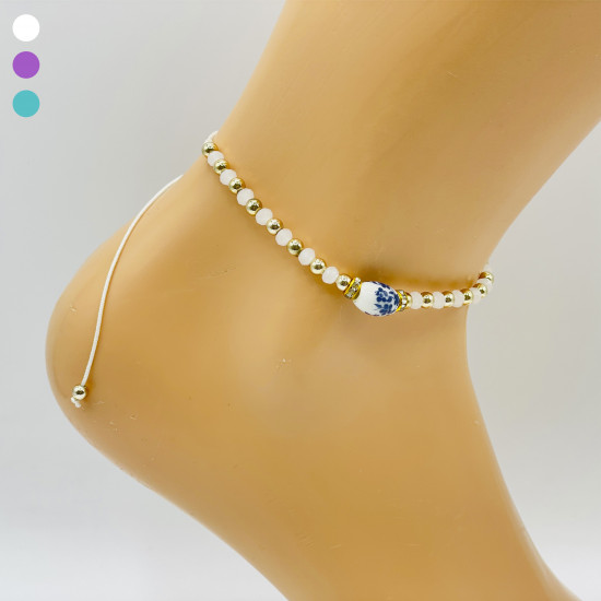 Knöchelketten aus Baumwolle, Großhändler Marseille Schmuck