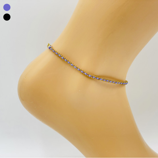 Cotton ankle chains, wholesale Marseille jewelry CHE1256-5