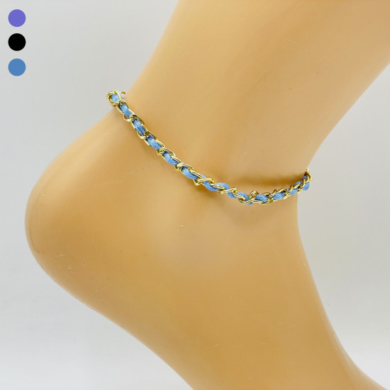 Cotton ankle chains, wholesale Marseille jewelry CHE1256-6