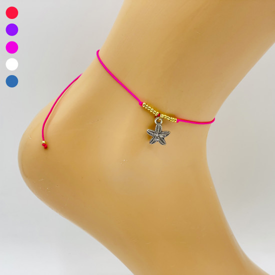 Knöchelketten aus Baumwolle, Großhändler Marseille Schmuck CHE1269