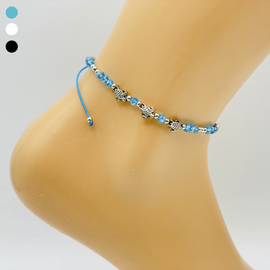 Cotton ankle chains, wholesale Marseille jewelry CHE1274-4