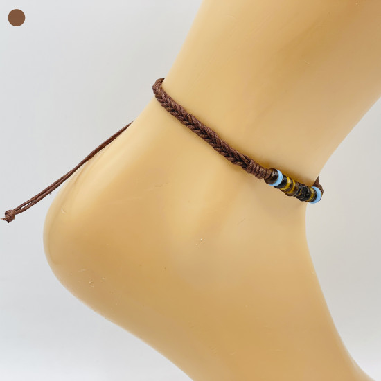 Cotton ankle chains, wholesale Marseille jewelry COT1350