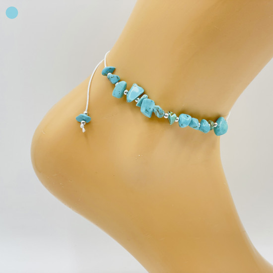 Cotton ankle chains, wholesale Marseille jewelry GA1745-2