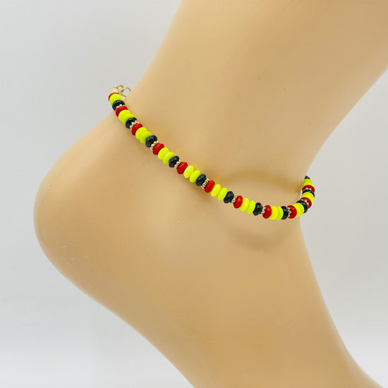 Chaînes de chevilles en coton, grossiste Marseille bijoux GC107