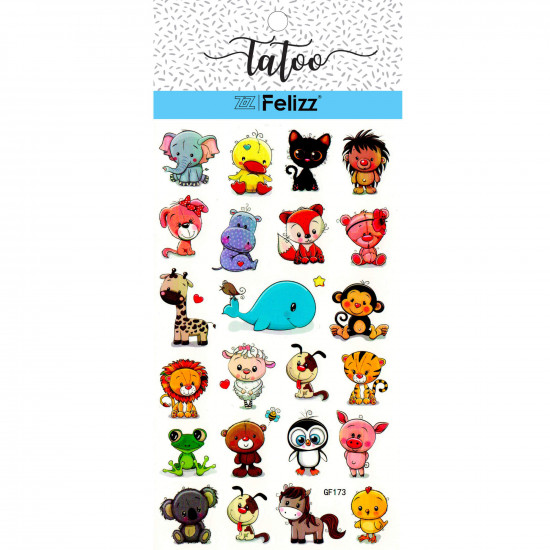 Tatuajes efímeros al por mayor, para profesionales GF173 - Felizz