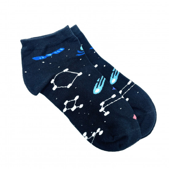 Venta al por mayor de calcetines, trampantojo azul calcetines cortos, para minoristas