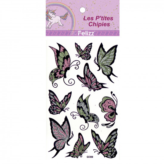 Wholesale ephemeral tattoos, for professionals GC039 girls