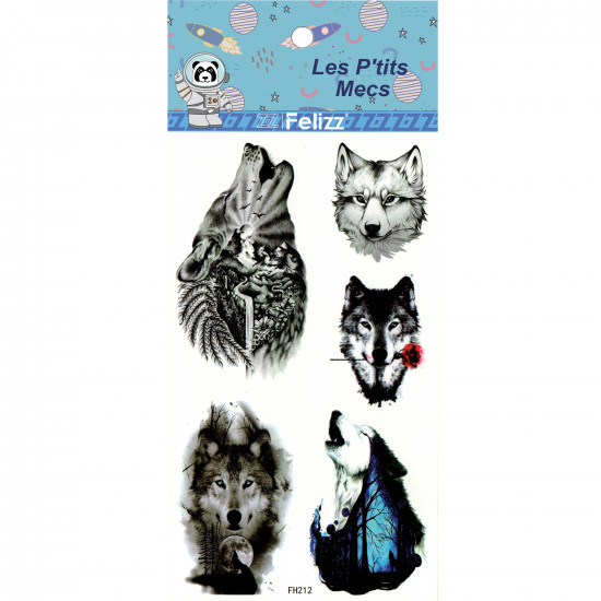 Tatuajes efímeros al por mayor, para profesionales - FH212 boys