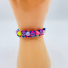 Colorful purple bracelets