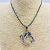 Fancy steel necklace for girls Dolphins