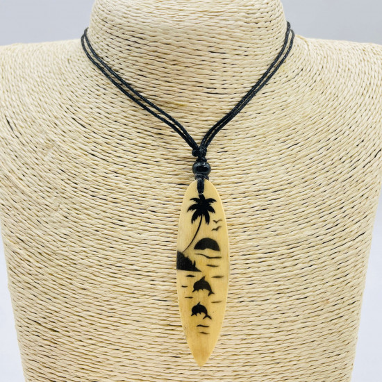 Proveedor collares tabla de surf de fantasía, collar niño G174-49