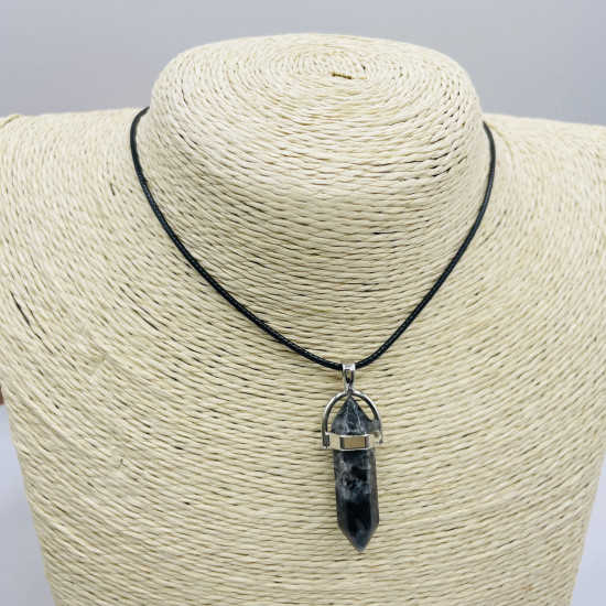 Jewelry supplier europe, crystal necklace, naruto, anime, smoked black glass