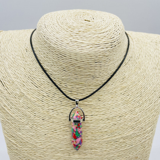 Jewelry supplier europe, crystal necklace, naruto, anime, artistic glass rose
