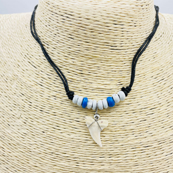 Wholesaler shark tooth necklaces, batch sales for professionals G172-23