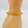 Orange thick crystal bracelet
