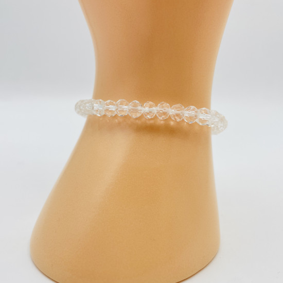 Felizz, Wholesaler beads, Thick white crystal bracelet