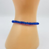 Fine crystal bracelet Dark blue