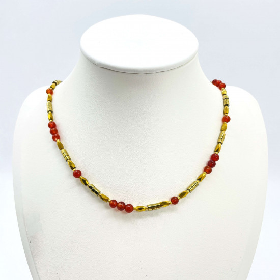 Fournisseur colliers en perles fantaisie, collier perles balinaises GN18-9N