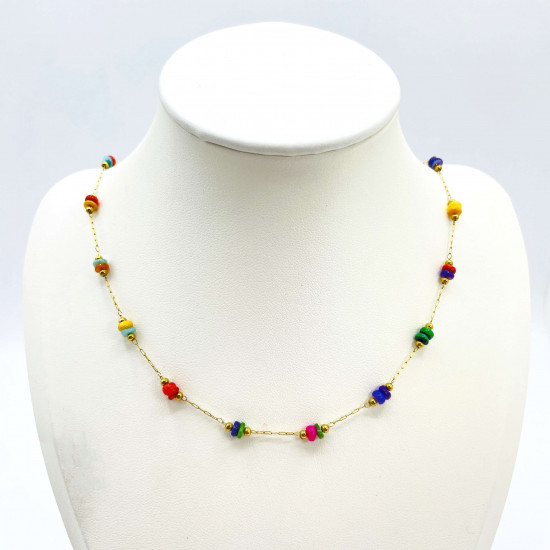 Fornitore collane di perle, fantasia, collana di perle balinesi GN18-48N