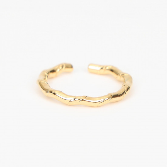 Mayorista joyas acero inoxidable Marsella, anillo oro extensible N°301