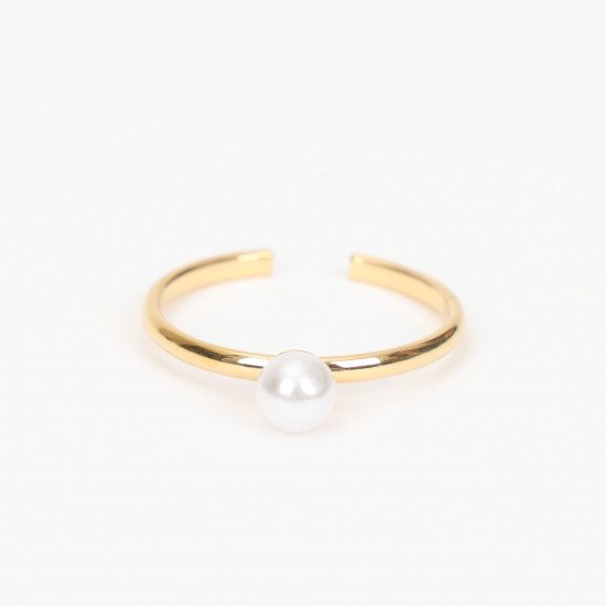 Mayorista joyas acero inoxidable Marsella, anillo oro extensible N°321