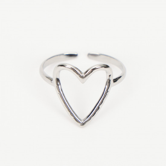 Grossista gioielli in acciaio inox Marsiglia, anello estensibile in argento N°404