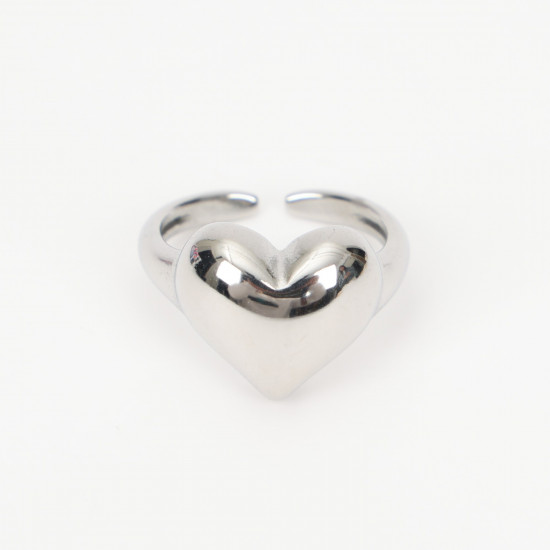 Wholesaler stainless steel jewelry Marseille, extendable silver ring N°415