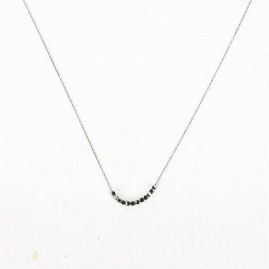 Mayorista de joyas de acero inoxidable, Collar minimalista de plata