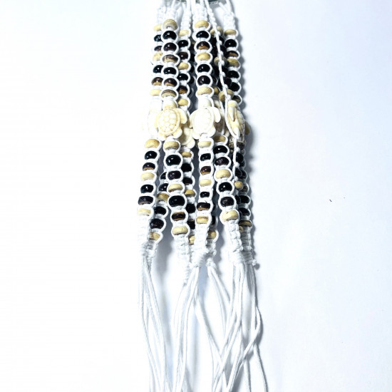 Fornitore bracciali, fantasia, Lotto Bracciali esotici bianchi N°114