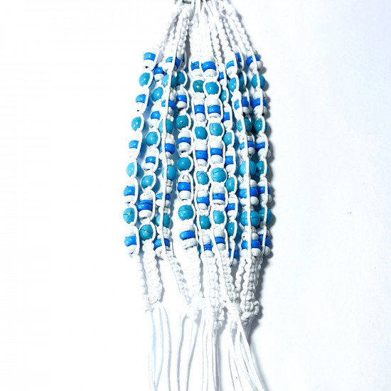 Fornitore bracciali, fantasia, Lotto Bracciali esotici bianchi N°116