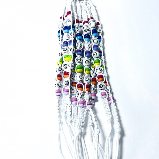 Fornitore bracciali, fantasia, Lotto Bracciali esotici bianchi N°134