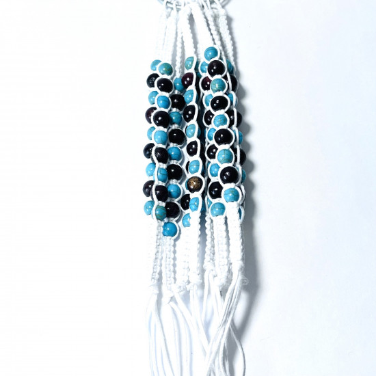 Fournisseur bracelets fantaisies, Lot Bracelets exotiques Blanc N°137