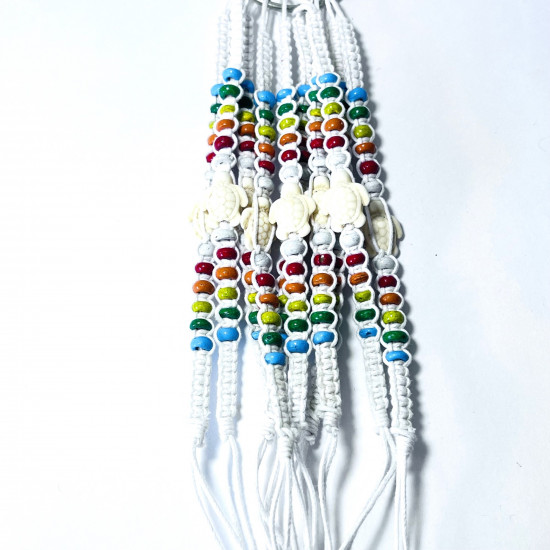 Fornitore bracciali, fantasia, Lotto Bracciali esotici bianchi N°139