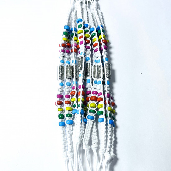 Fornitore bracciali, fantasia, Lotto Bracciali esotici bianchi N°140