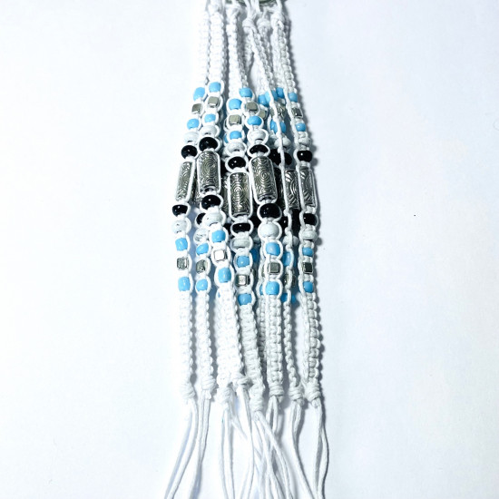 Fournisseur bracelets fantaisies, Lot Bracelets exotiques Blanc N°141